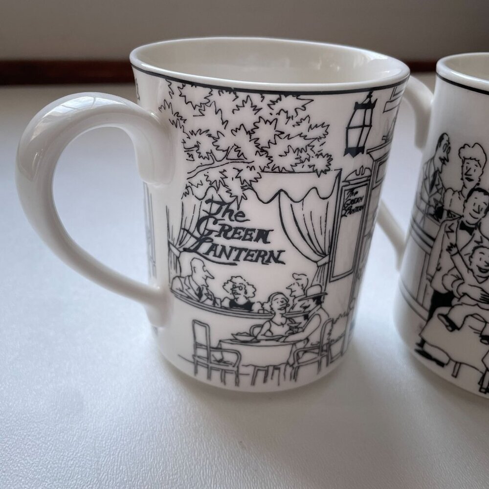 Epoch Le Restaurant "The Green Lantern" and Black & White Bistro Scene Coffee Mu